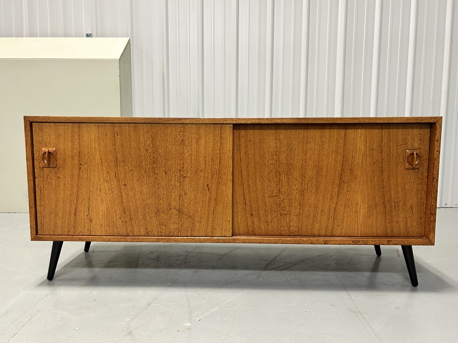 Mid-Century Teak Credena Teak Record Cabinet